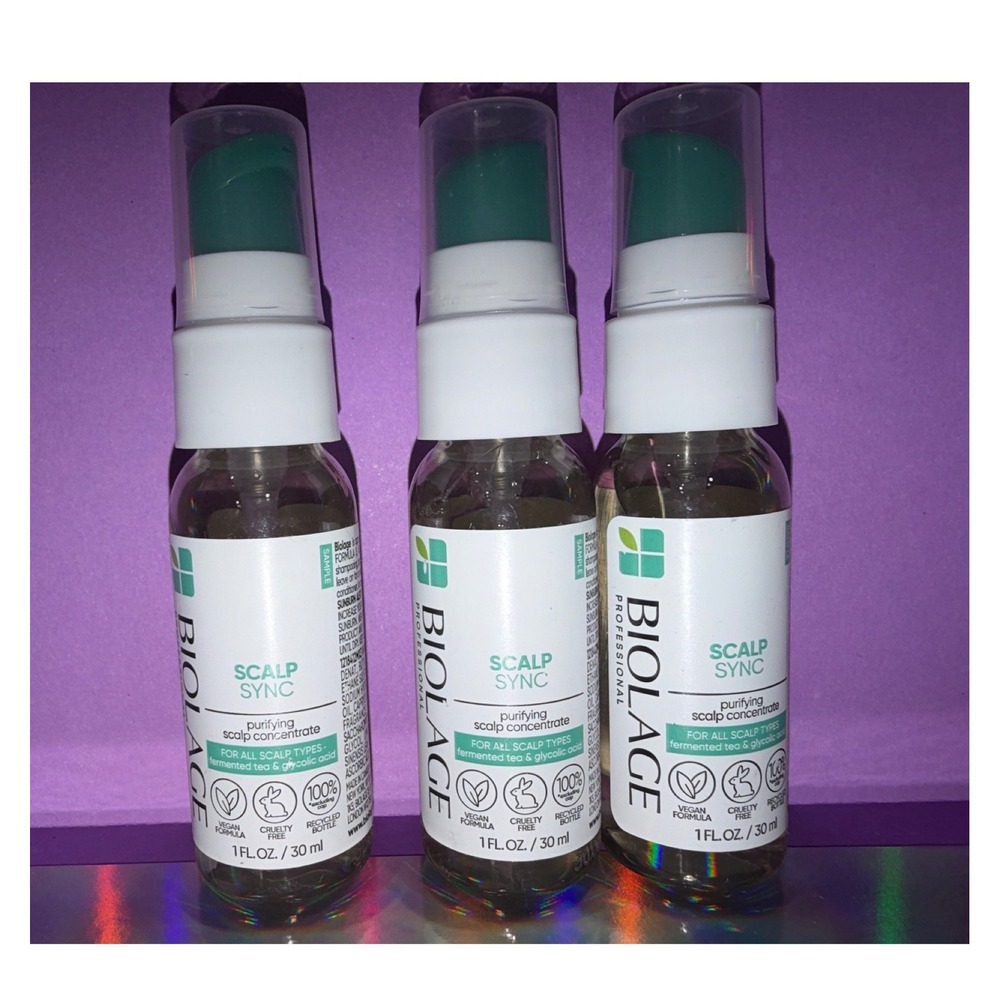 Matrix Biolage Scalp Sync Purifying Scalp Concentrate hair care Lot 3